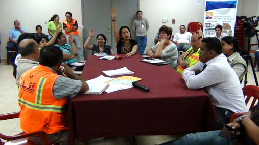 VOTACION COE LEVANTAR EMERGENCIA