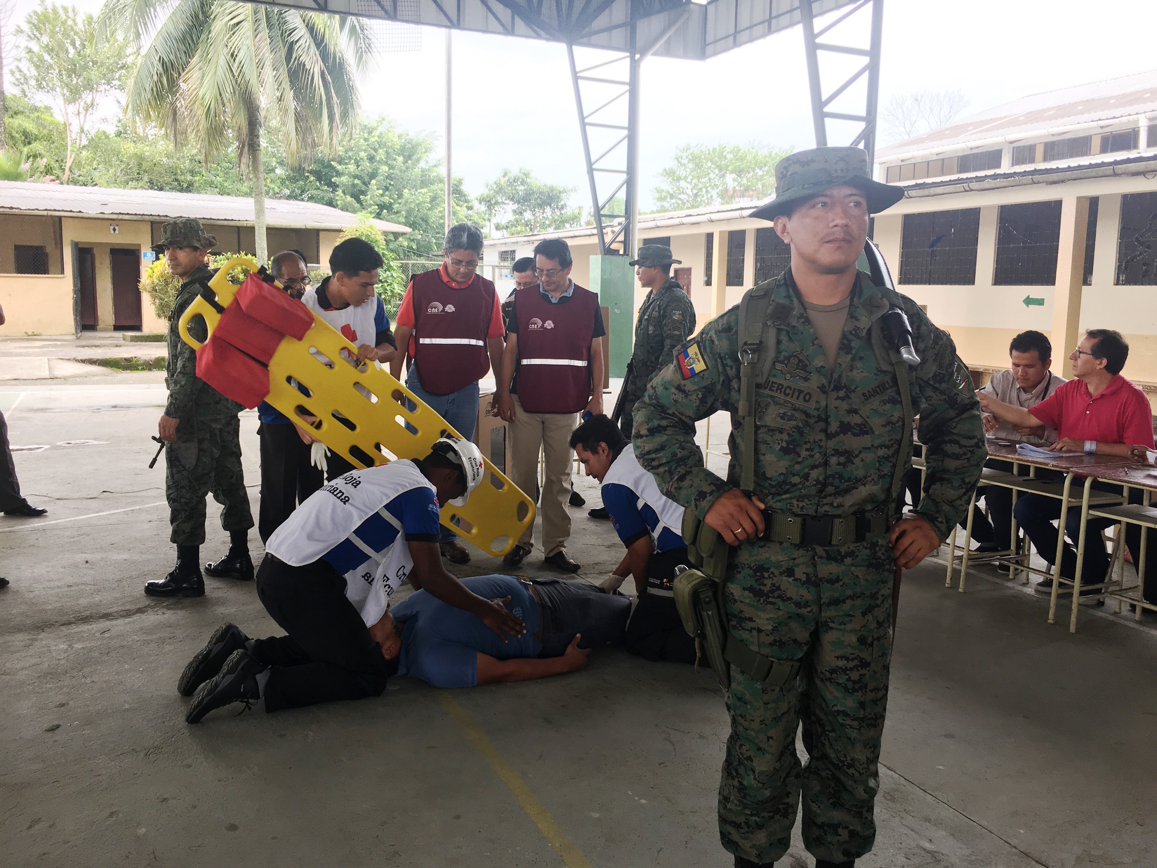 Orellana: simulacro de elecciones sin contratiempos. Partidos políticos, los grandes ausentes.