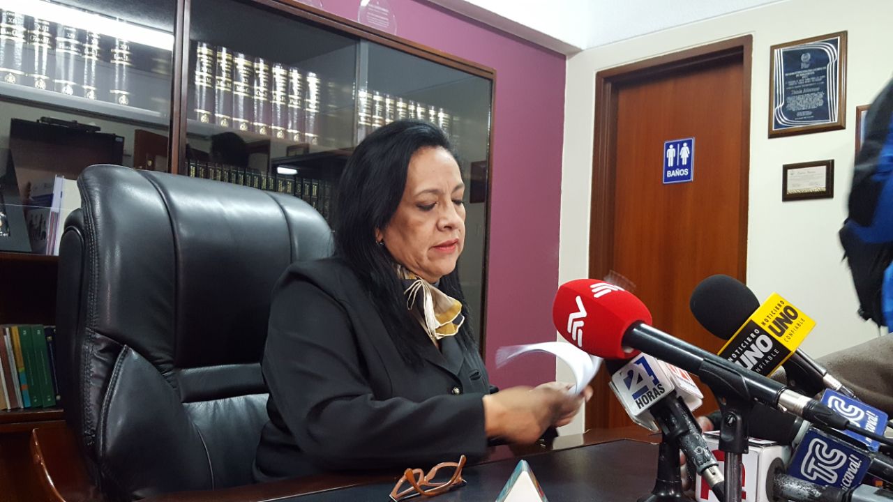 Fiscal Thania Moreno, reacciona ante suspencion temporal por Consejo de la Judicatura.