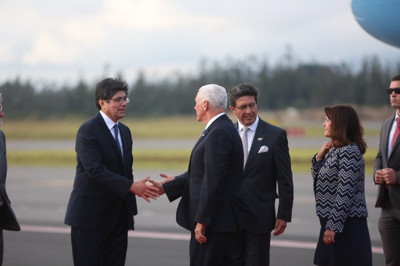 VICEPRESIDENTE DE ESTADOS UNIDOS MANTENDRÁ REUNIÓN CON EL PRIMER MANDATARIO LENIN MORENO.