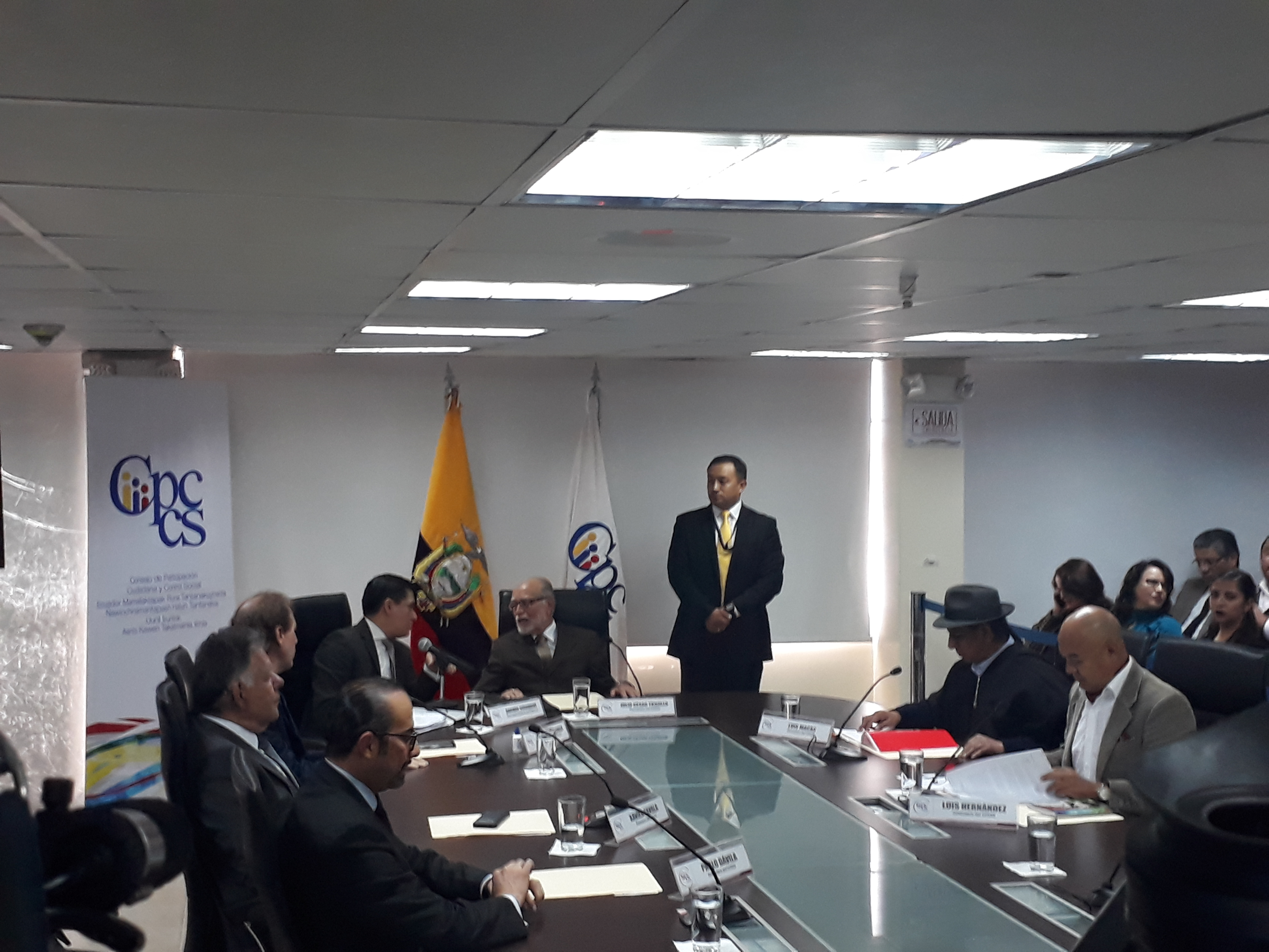 Consejo de Participación transitorio posesionó a los vocales transitorios del Consejo Nacional Electoral CNE.