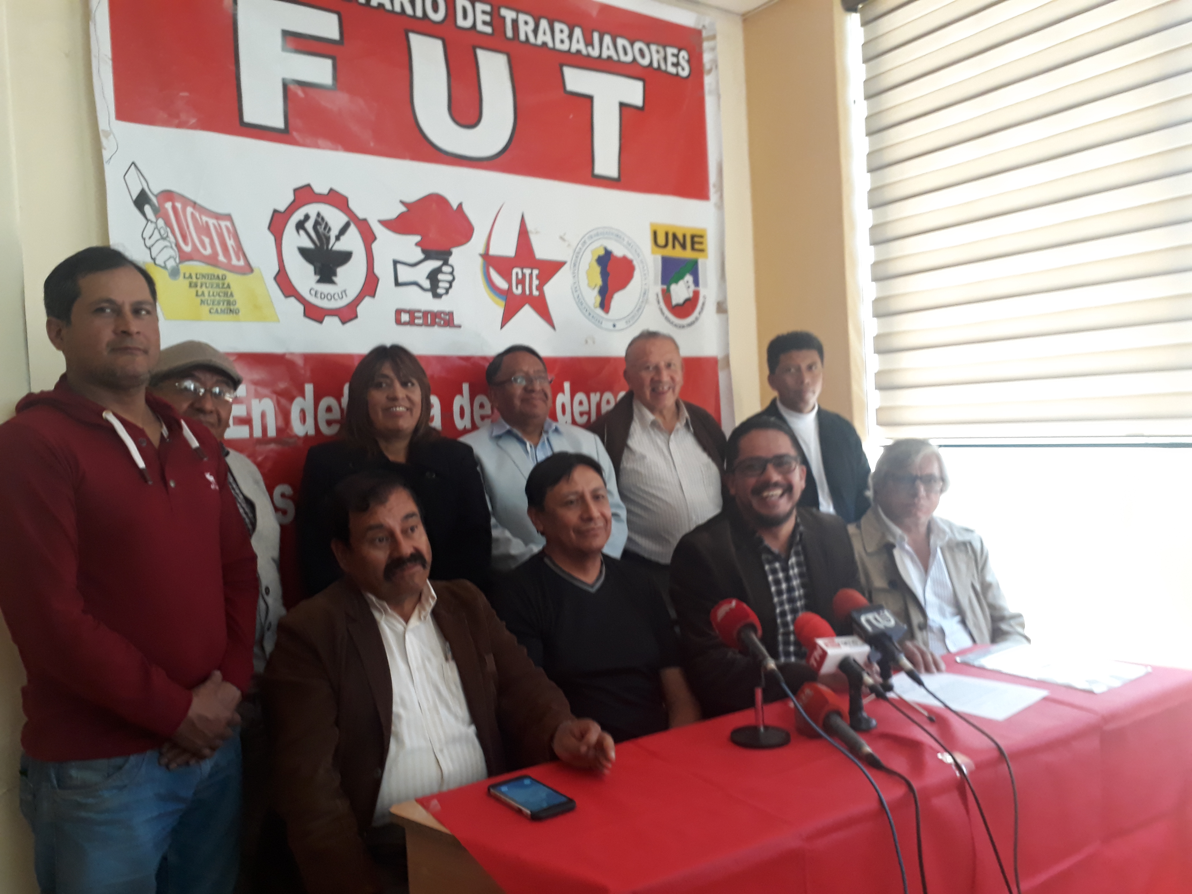 Frente Unitario de Trabajadores prevé Convención Nacional el 18 de agosto.