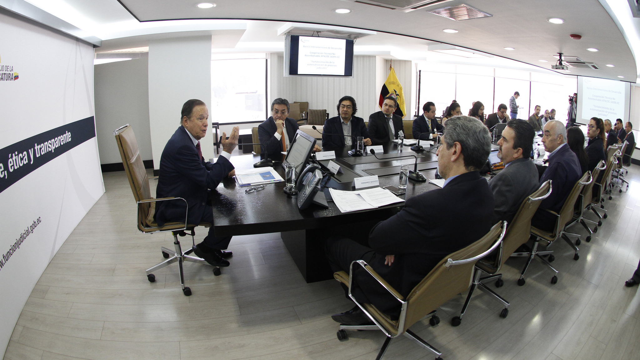 Consejo de la Judicatura y BID trabajan para fortalecer la automatización de los procesos judiciales