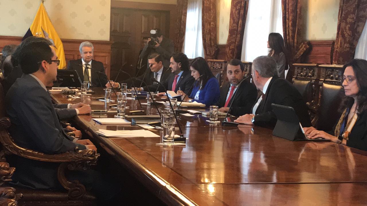 Reunión en Carondelet busca coordinación con las instituciones del Esrado en contra de la corrupción