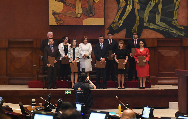 Asamblea Nacional posesionó a nuevas autoridades del Consejo de la Judicatura