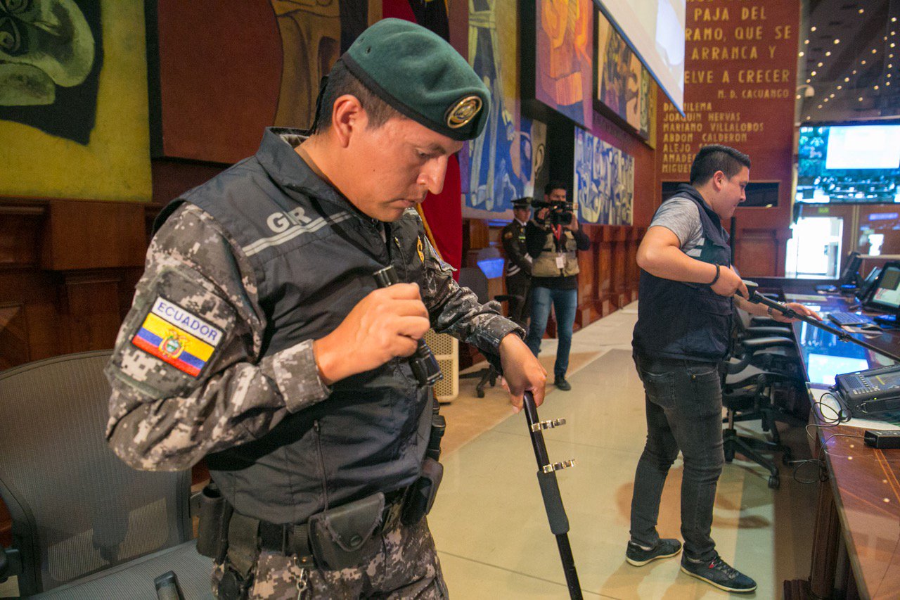 Se implementan rigurosos protocolos de seguridad en el Palacio Legislativo