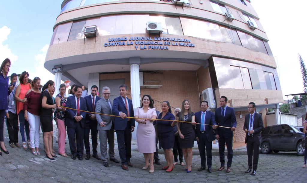 Habitantes del cantón El Carmen se benefician con nueva  Unidad Judicial Especializada contra la Violencia a la Mujer