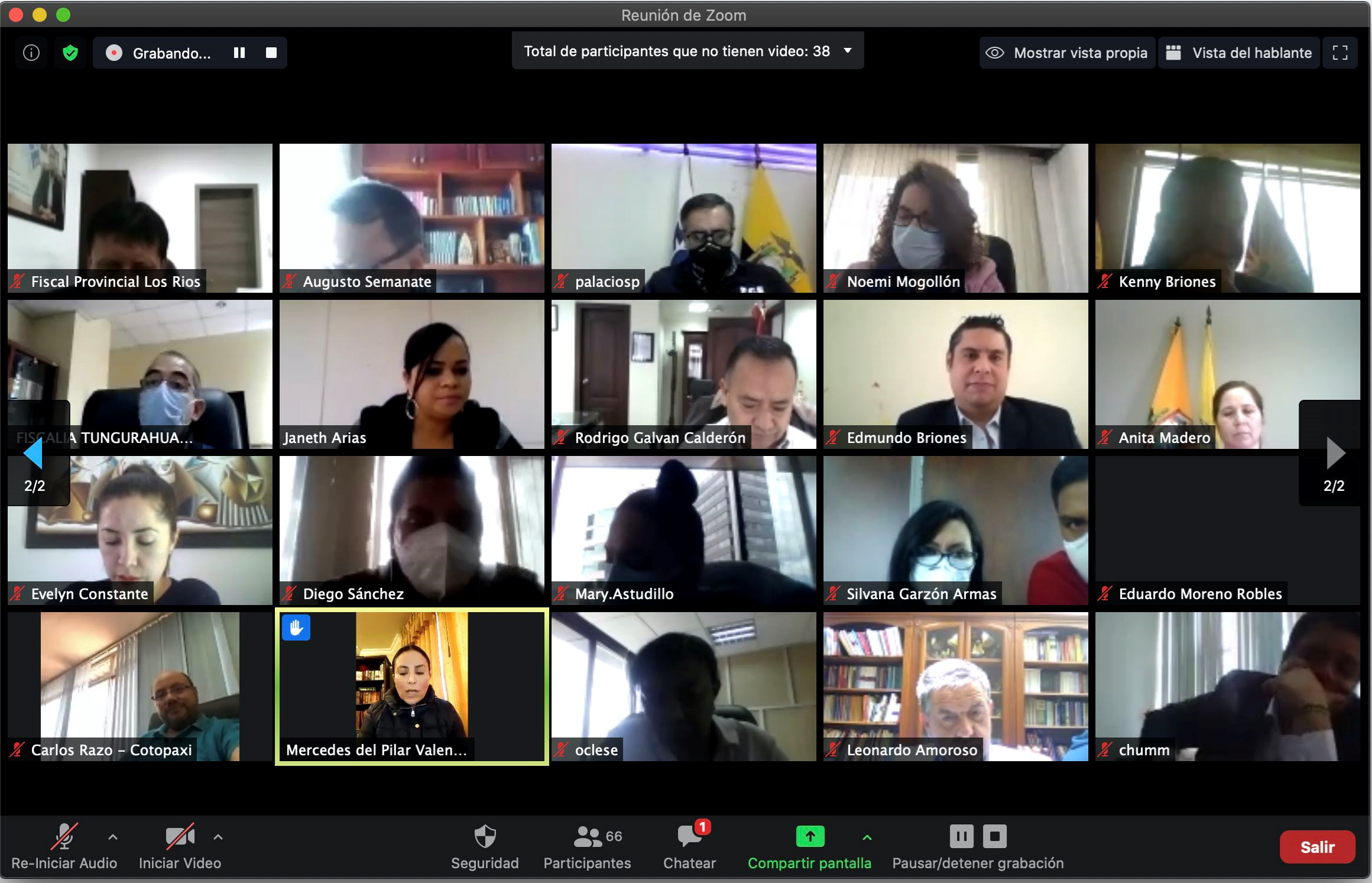 Consejo de la Judicatura realizó capacitación sobre el reglamento de evaluación de desempeño y productividad de agentes fiscales, fiscales de adolescentes infractores y fiscales provinciales