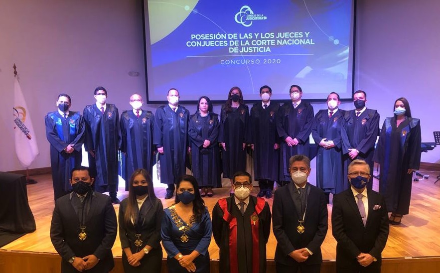 Consejo de la Judicatura presenta al país a las y los nuevos magistrados de la CNJ