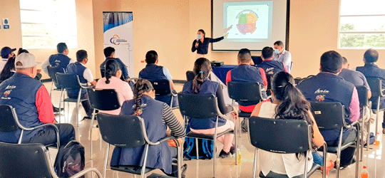 Tenientes Políticos de Orellana se capacitaron sobre el módulo externo SATJE Medidas de Protección