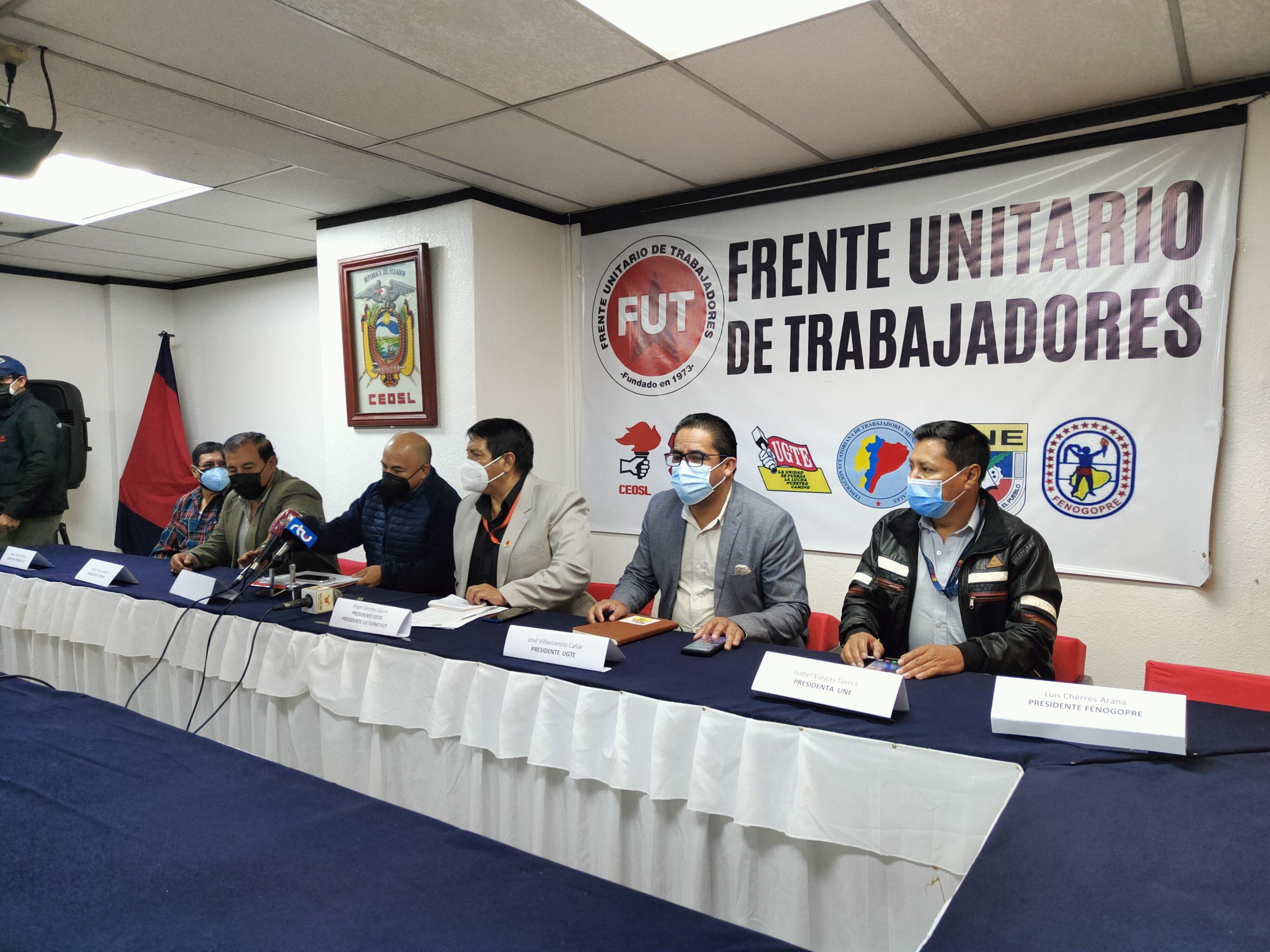 Organizaciones sindicales se preparan para movilizarse a nivel nacional en rechazo a políticas del Gobierno