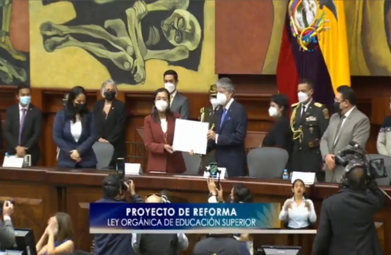 Presidente Guillermo Lasso presentó proyecto de Reformas a la Ley Orgánica de Educación Superior (LOES) al legislativo
